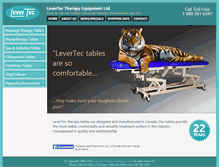 Tablet Screenshot of levertec.com